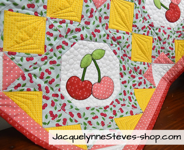 Oh, Cherry!  Little Quilt Kit - Jacquelynne Steves