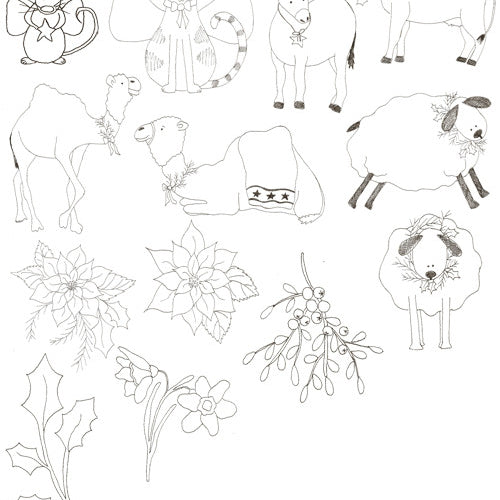 Oh Holy Night Machine Embroidery - Digital Files - Jacquelynne Steves