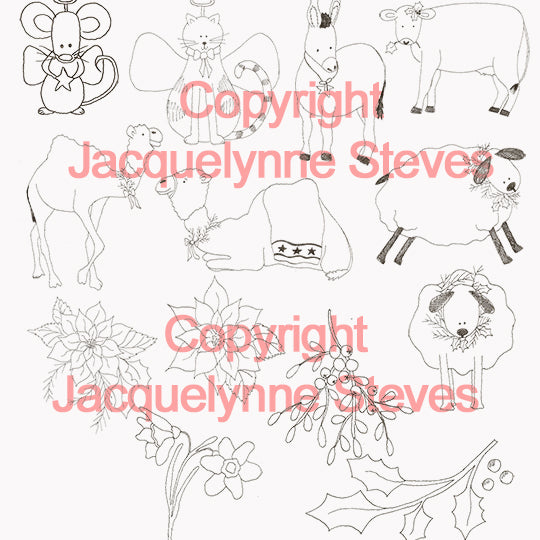 Holiday Quilt Pattern Bundle - Digital - Jacquelynne Steves