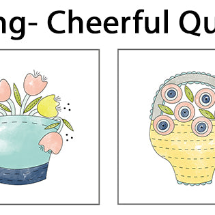 Joyful Spring Quilt Kit with Pre-Printed Panels - Jacquelynne Steves