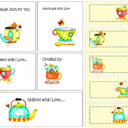 Cozy Afternoon Quilt Labels - Jacquelynne Steves