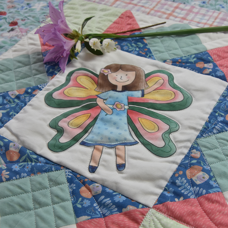 The Secret Fairy Garden Quilt Pattern - Digital - Jacquelynne Steves