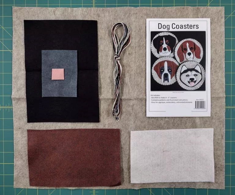 Dog Coasters & Ornaments Kit - Jacquelynne Steves