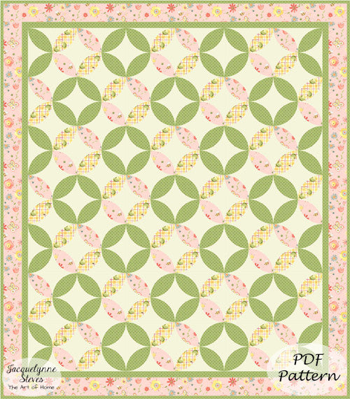 Amelia Quilt & Pillow Pattern - Digital - Jacquelynne Steves