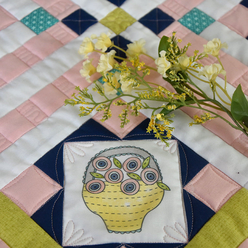 Joyful Spring Table Topper Digital Pattern - Jacquelynne Steves