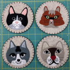 Cat Coasters & Ornaments Kit - Jacquelynne Steves