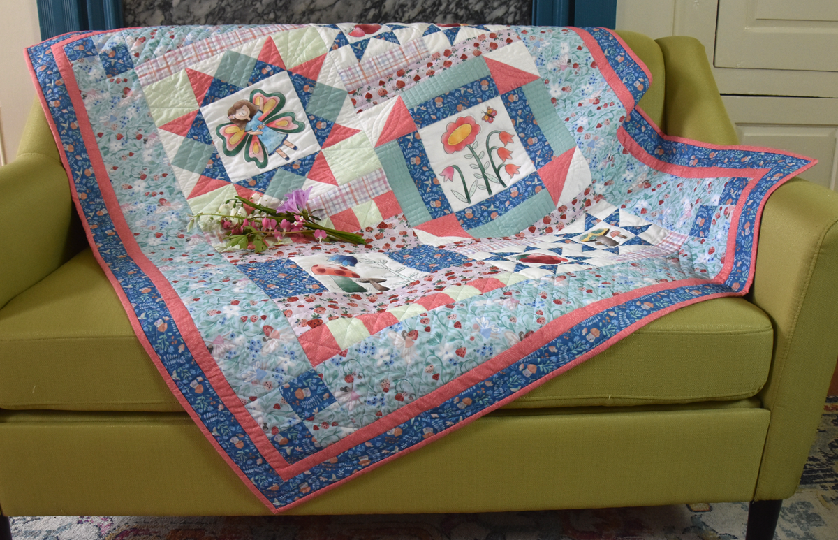 The Secret Fairy Garden Quilt Pattern - Digital - Jacquelynne Steves
