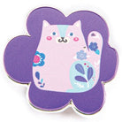 Floral Kitty Needle Minder - Jacquelynne Steves