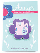 Floral Kitty Needle Minder - Jacquelynne Steves