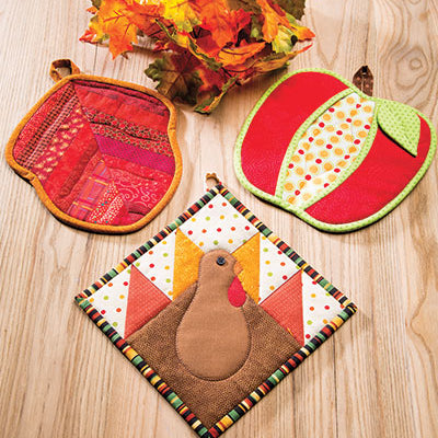 Pot Holders for All Seasons Book - Jacquelynne Steves