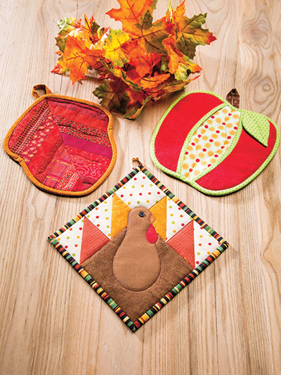 Pot Holders for All Seasons Book - Jacquelynne Steves