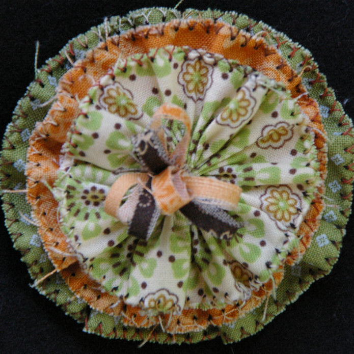 Ruffled Flower Pin Pattern - Digital - Jacquelynne Steves