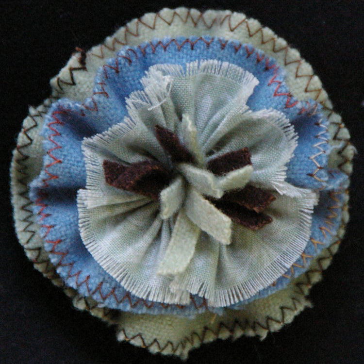 Ruffled Flower Pin Pattern - Digital - Jacquelynne Steves