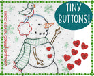 Snowmen & Silent Night Fabric Panels with Buttons! - Jacquelynne Steves