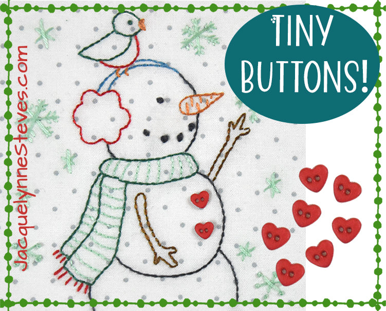 Snowmen & Silent Night Fabric Panels with Buttons! - Jacquelynne Steves