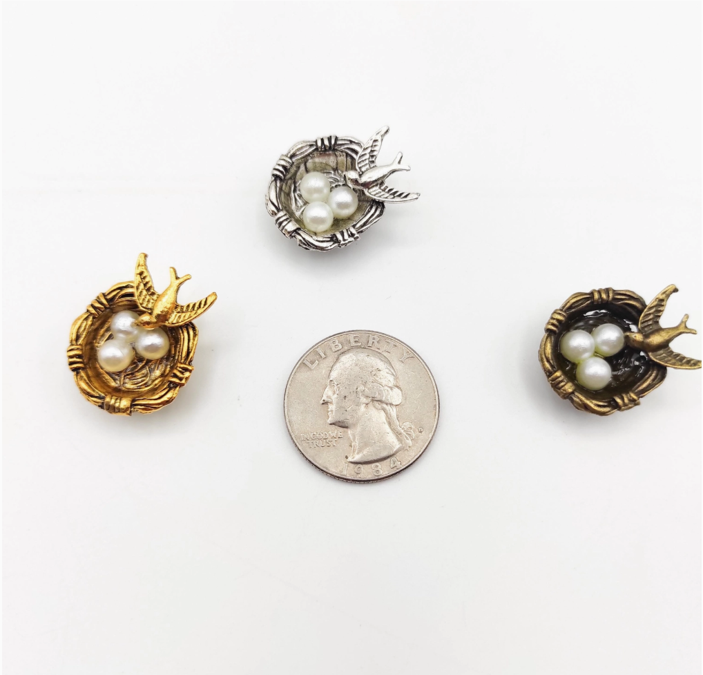 Bird and Nest Magnetic Needle Minder - The Art of Home - Jacquelynne Steves