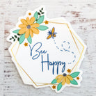 Bee Happy Sticker - The Art of Home - Jacquelynne Steves