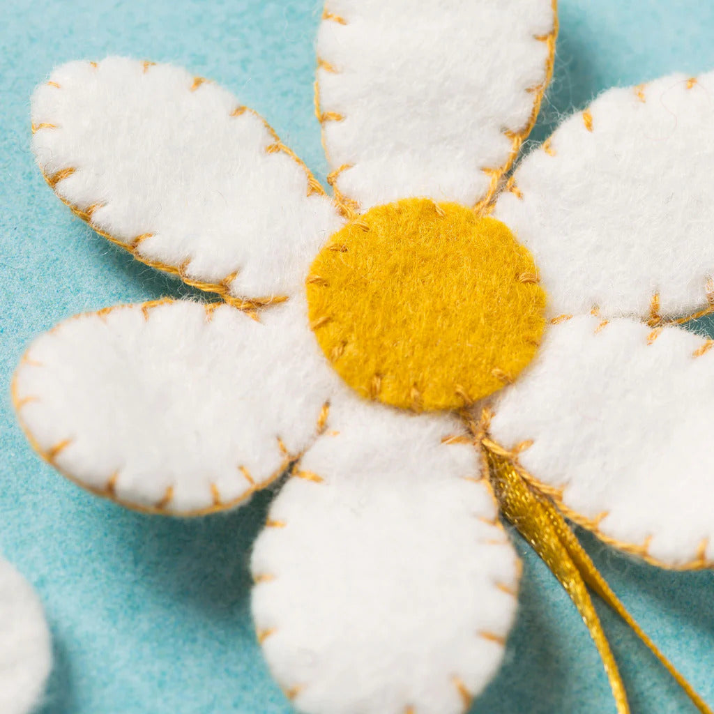 Bee & Flower Felt Ornament Kit - The Art of Home - Jacquelynne Steves