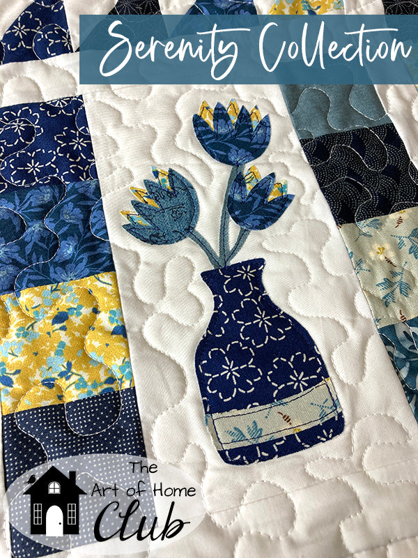 Serenity – blue tulip – The Art of Home Club