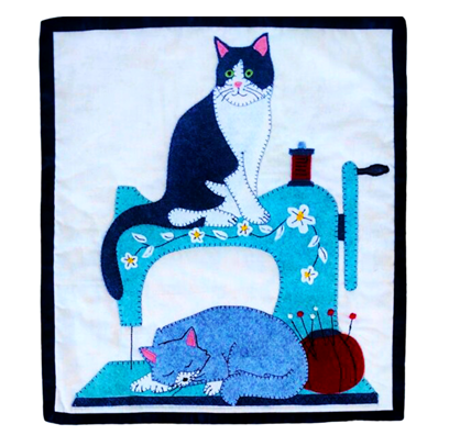 Cat Nap Wall Hanging Kit - Jacquelynne Steves
