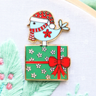 Christmas Birdie Magnetic Needle Minder - Jacquelynne Steves