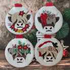 Christmas Cows Ornament Kit - The Art of Home - Jacquelynne Steves