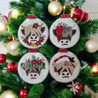 Christmas Cows Ornament Kit - The Art of Home - Jacquelynne Steves