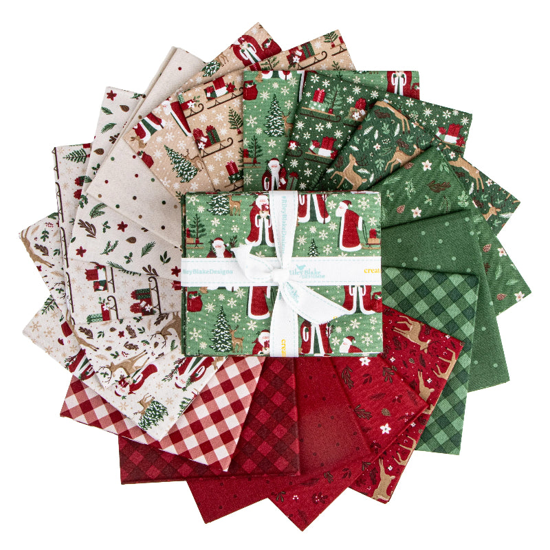 Array of Christmas fabric