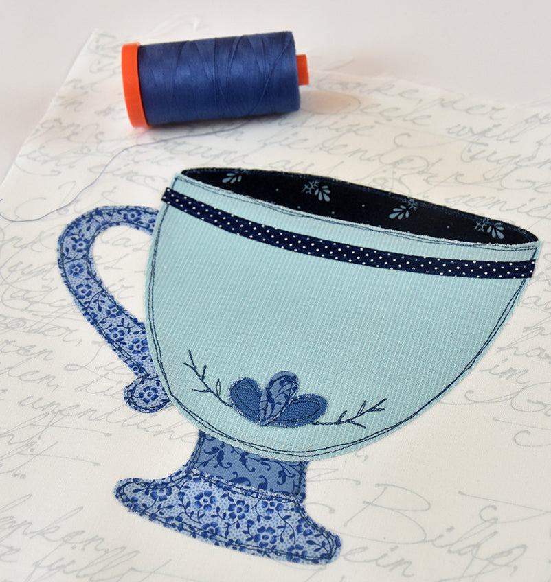 Delft Mug Rug Applique Workshop - The Art of Home - Jacquelynne Steves