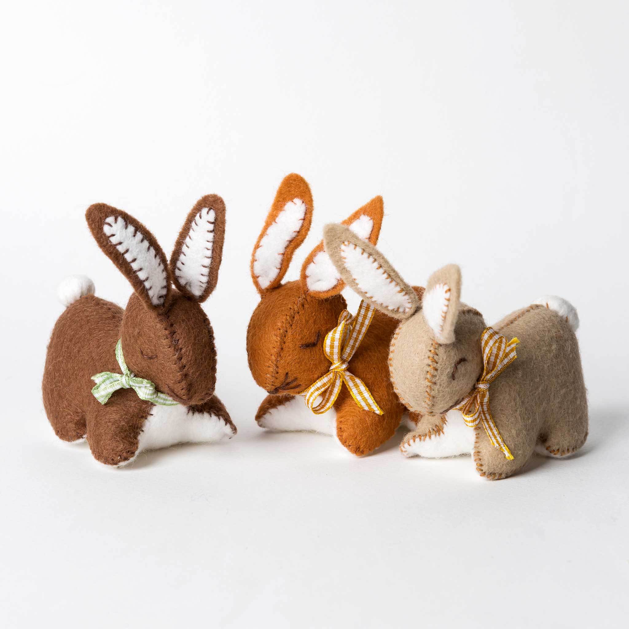 Bunnies Felt Craft Kit - The Art of Home - Jacquelynne Steves