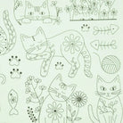 Folk Cats Stick & Stitch Embroidery - The Art of Home - Jacquelynne Steves