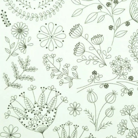 Folk Flowers Stick & Stitch Embroidery - The Art of Home - Jacquelynne Steves