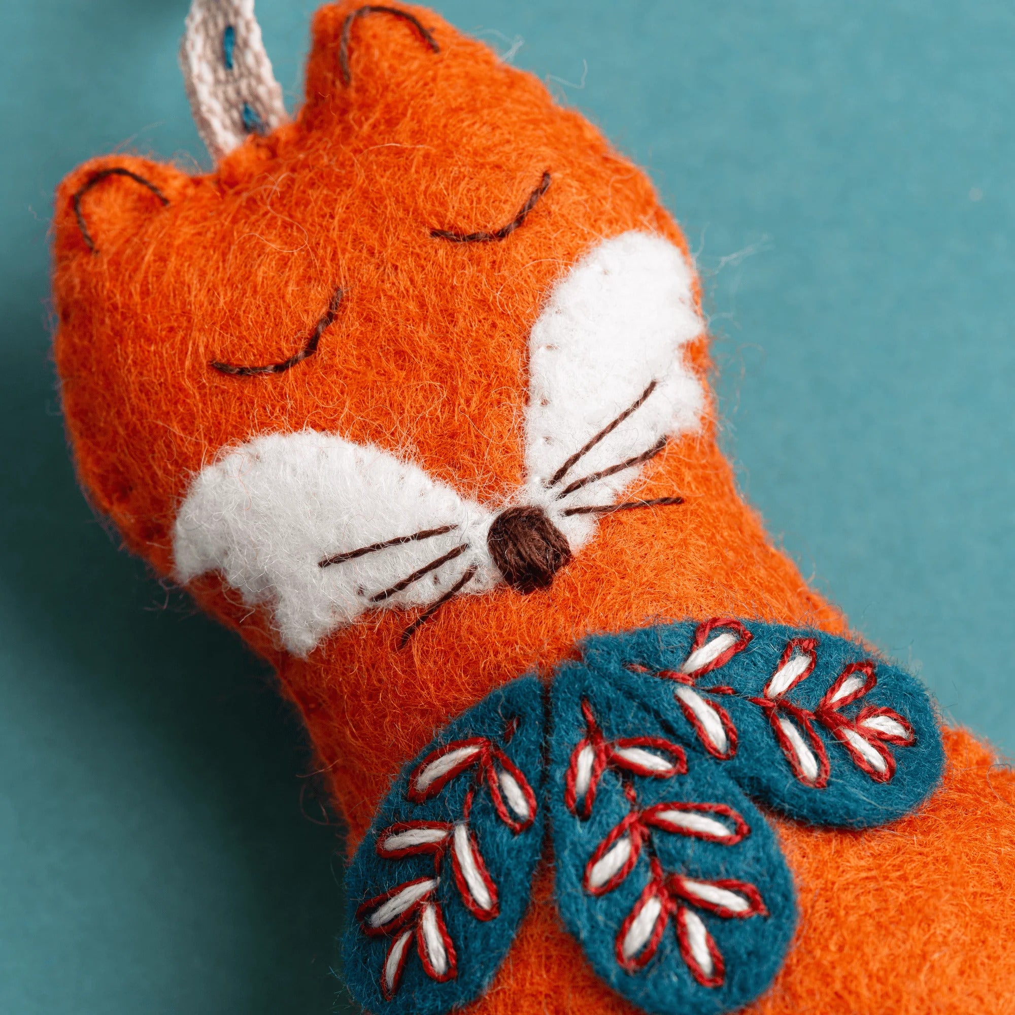 Folk Fox Felt Ornament Kit - The Art of Home - Jacquelynne Steves