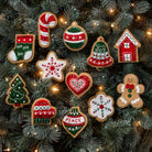Gingerbread Santa Felt Ornament Kit - The Art of Home - Jacquelynne Steves