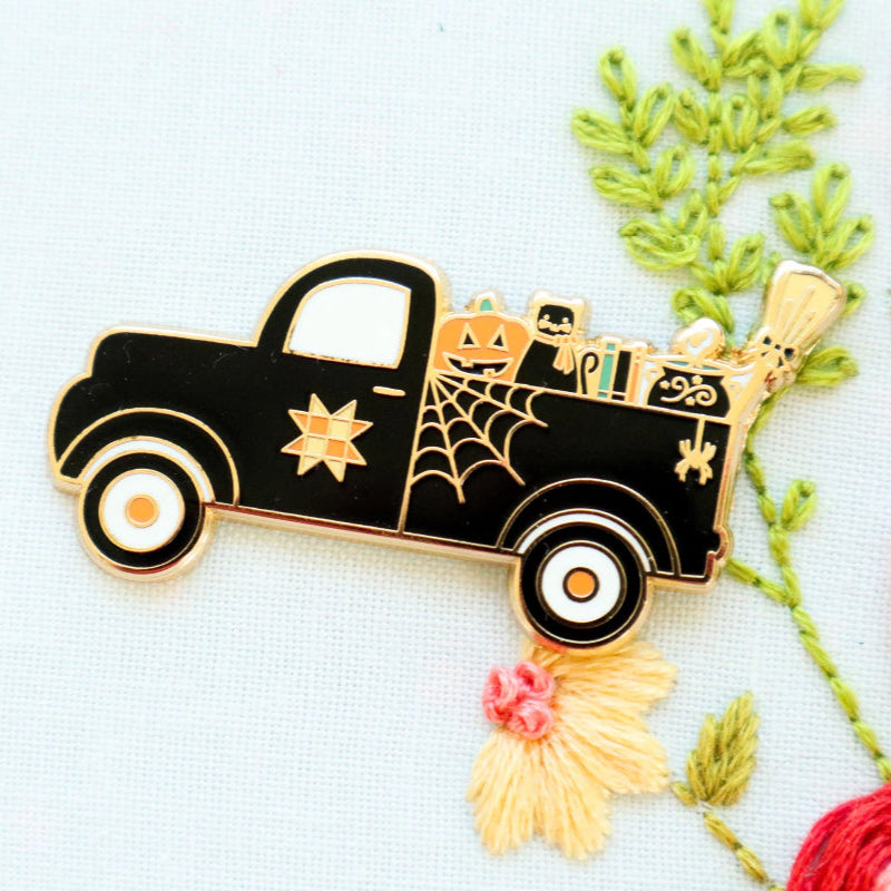 Halloween Truck Needle Minder - The Art of Home - Jacquelynne Steves