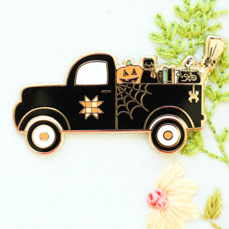 Halloween Truck Needle Minder - The Art of Home - Jacquelynne Steves