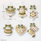Holiday Glitz Felts Ornaments - The Art of Home - Jacquelynne Steves