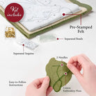 Holiday Glitz Felts Ornaments - The Art of Home - Jacquelynne Steves