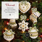 Holiday Glitz Felts Ornaments - The Art of Home - Jacquelynne Steves