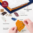 One Starry Night Felt Advent Calendar - The Art of Home - Jacquelynne Steves