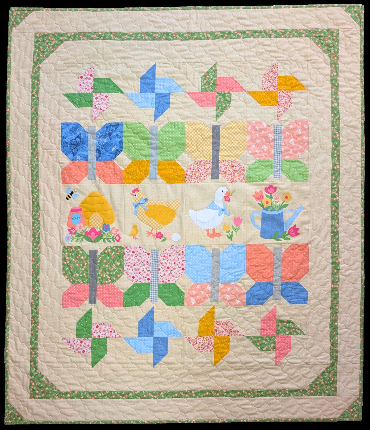 The Little Cottage – quilt – The Art of Home Club