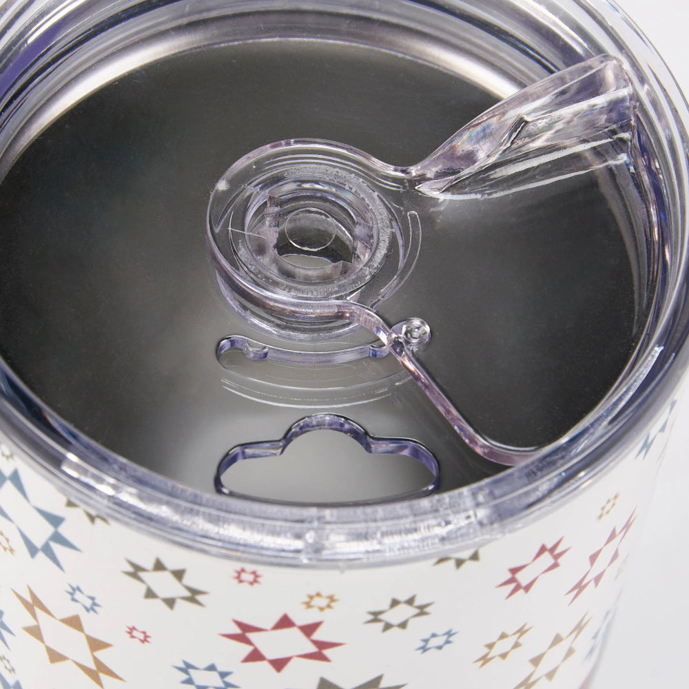clear plastic tumbler lid with sliding cover
