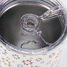 clear plastic tumbler lid with sliding cover