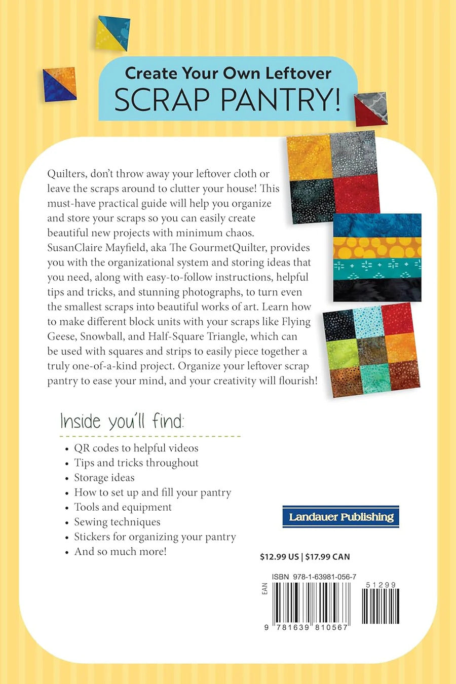 Quilter's Scrap Pantry Book - The Art of Home - Jacquelynne Steves