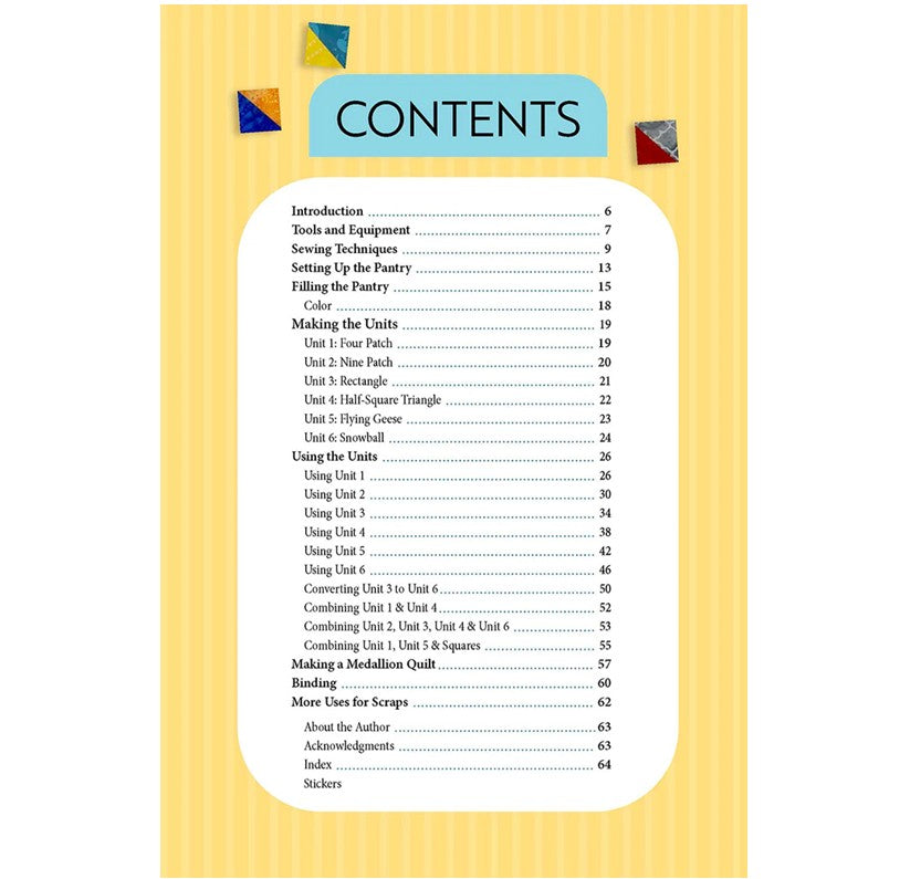 Quilter's Scrap Pantry Book - The Art of Home - Jacquelynne Steves