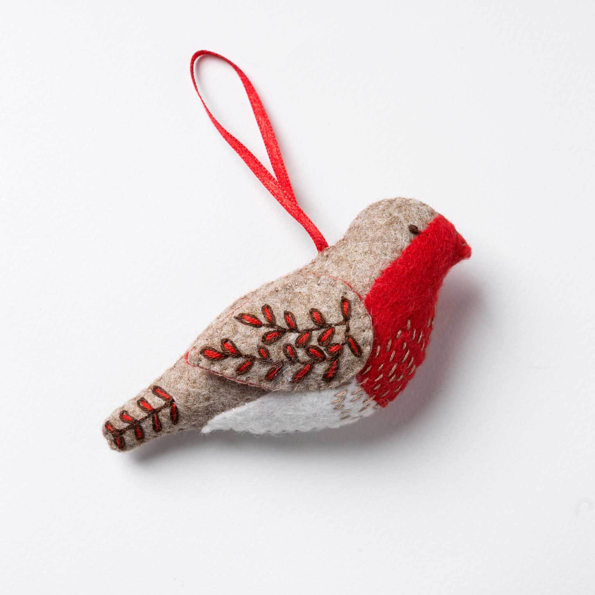 Robin Felt Ornament Kit - The Art of Home - Jacquelynne Steves