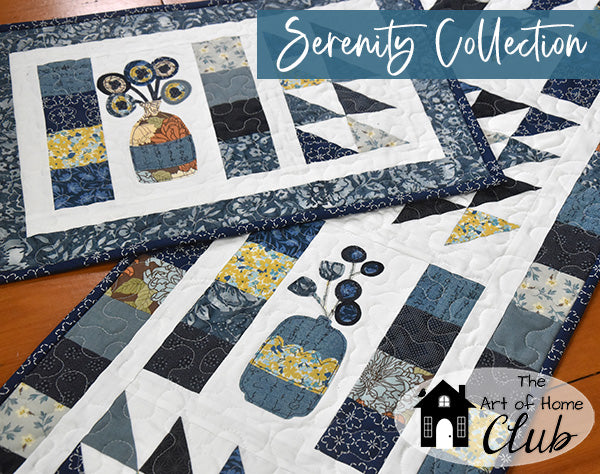 Serenity – table runner – The Art of Home Club