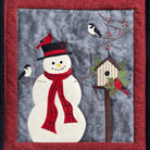 Snowman with Winter Birds Wall Hanging Kit - The Art of Home - Jacquelynne Steves