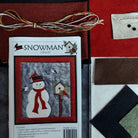 Snowman with Winter Birds Wall Hanging Kit - The Art of Home - Jacquelynne Steves