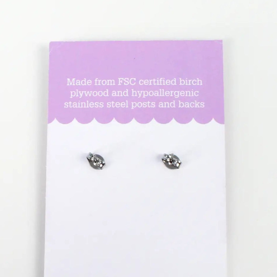 Quilt Block Wooden Earrings - The Art of Home - Jacquelynne Steves
